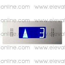 LCD-Display mit Ton blaue Linie