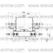 KIT ELECTROMAGNET SCHINDLER AW2/X4/4 N115D (220V overdrive)