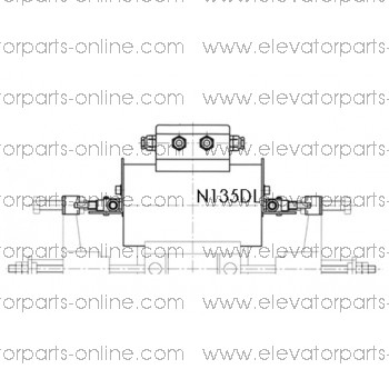KIT ELECTROMAGNET SCHINDLER SW2-14D N135DL (220V overdrive)