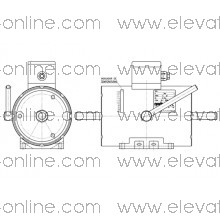 ELECTROMAGNET THYSSEN BRAKE GEARLESS DAF330  N165DC8 - 180V-100V